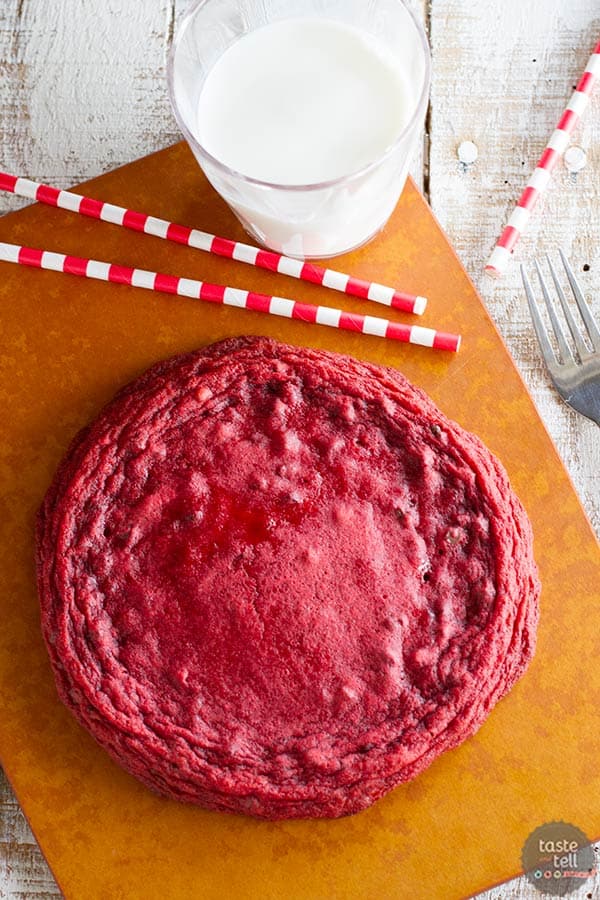 XL Red Velvet Cookie Recipe - bake it up in a jiffy!