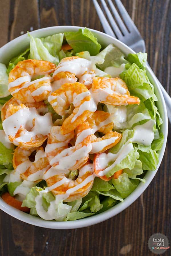 Buffalo Ranch Shrimp Salad Recipe