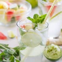 Not your normal mojito!! This non-alcoholic Nojito mocktail is based off of the nojito served on Princess cruises.