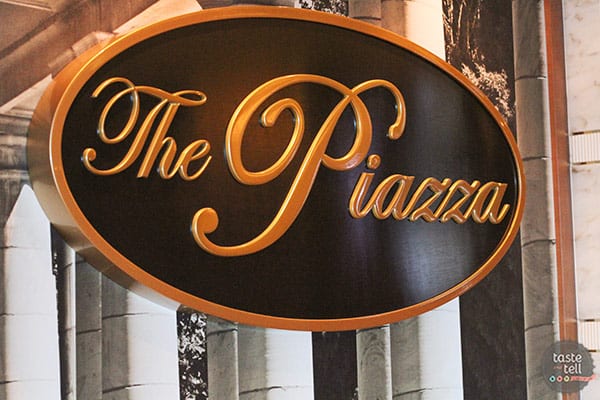 The Piazza - the central hub on the Regal Princess