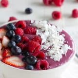 Because mornings shouldn’t be boring - start your morning off with this Coconut Berry Smoothie Bowl that tastes as good as it looks!