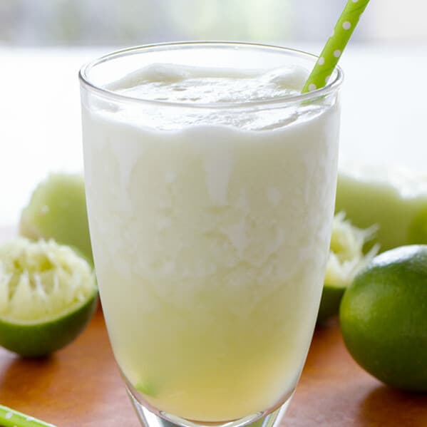 Perfect for summer, this Honeydew Lime Smoothie is sweet and a bit tart and full of melon flavor.
