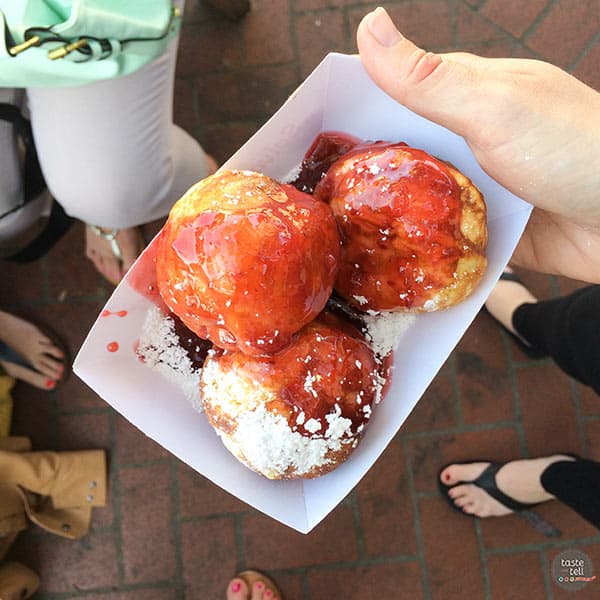 Aebleskiver in Solvang, California