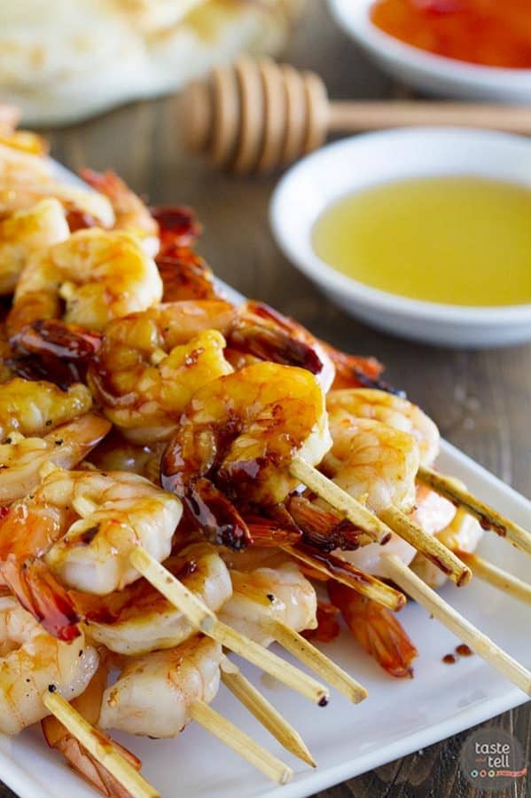 Chili Honey Garlic Shrimp Kabobs | Endless Summer Cookbook Review ...