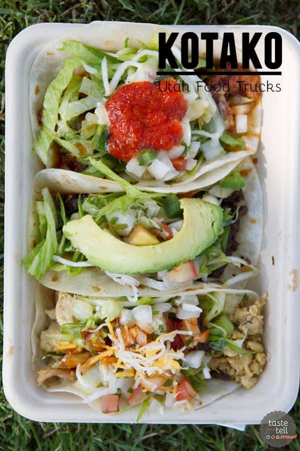 Kotako - a Utah Food Truck serving up a Mexican-Asian fusion menu with tacos, burritos and quesadillas.
