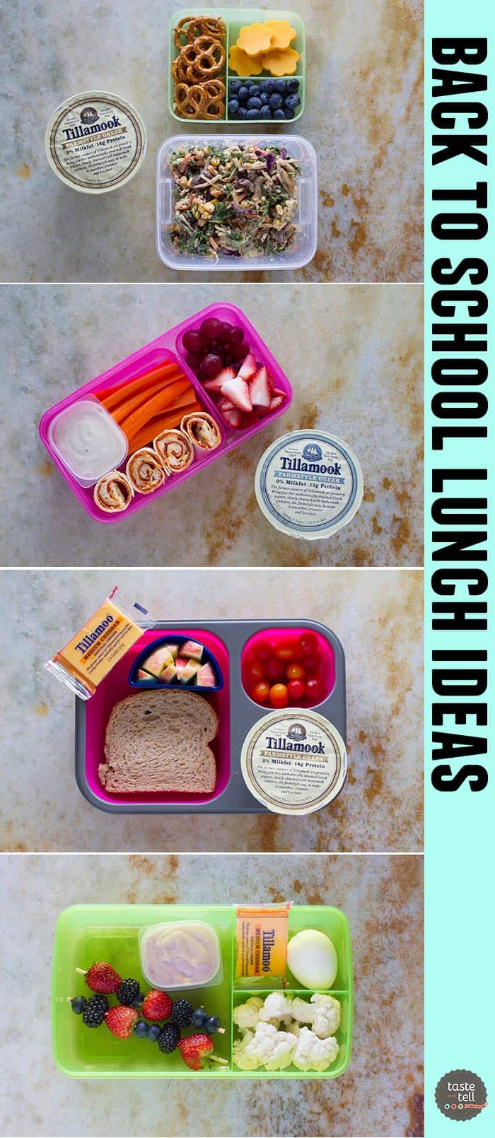 4 great school lunch ideas - great ways to de-junk the lunchbox!