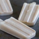 Smooth and creamy, this Butterscotch Popsicle Recipe is sweet with a touch of salty and perfect for a warm day.