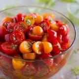 Make the most of tomato season with this super easy side dish that only takes 10 minutes of prep! This Tomato and Herb Salad is simple yet packed with flavor.