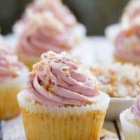 A winning flavor combination - these Raspberry Coconut Cupcakes are coconut cupcakes, filled with raspberry jam and then topped with a smooth and creamy raspberry buttercream. Don’t worry if raspberries aren’t in season - you use jam, making these perfect year round!