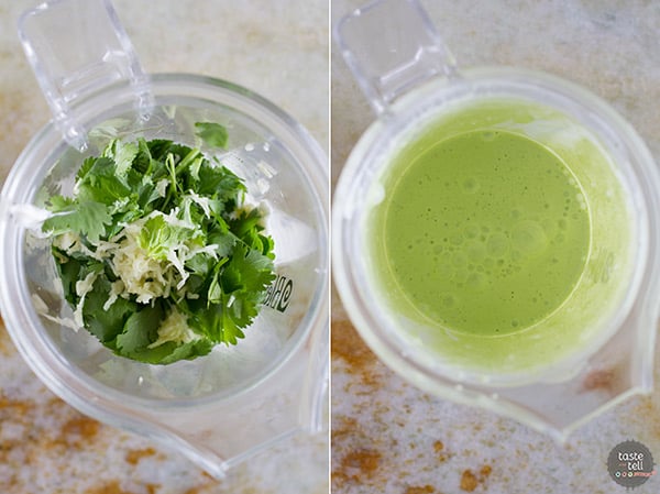 Creamy Cilantro Dip for Enchilada Wings