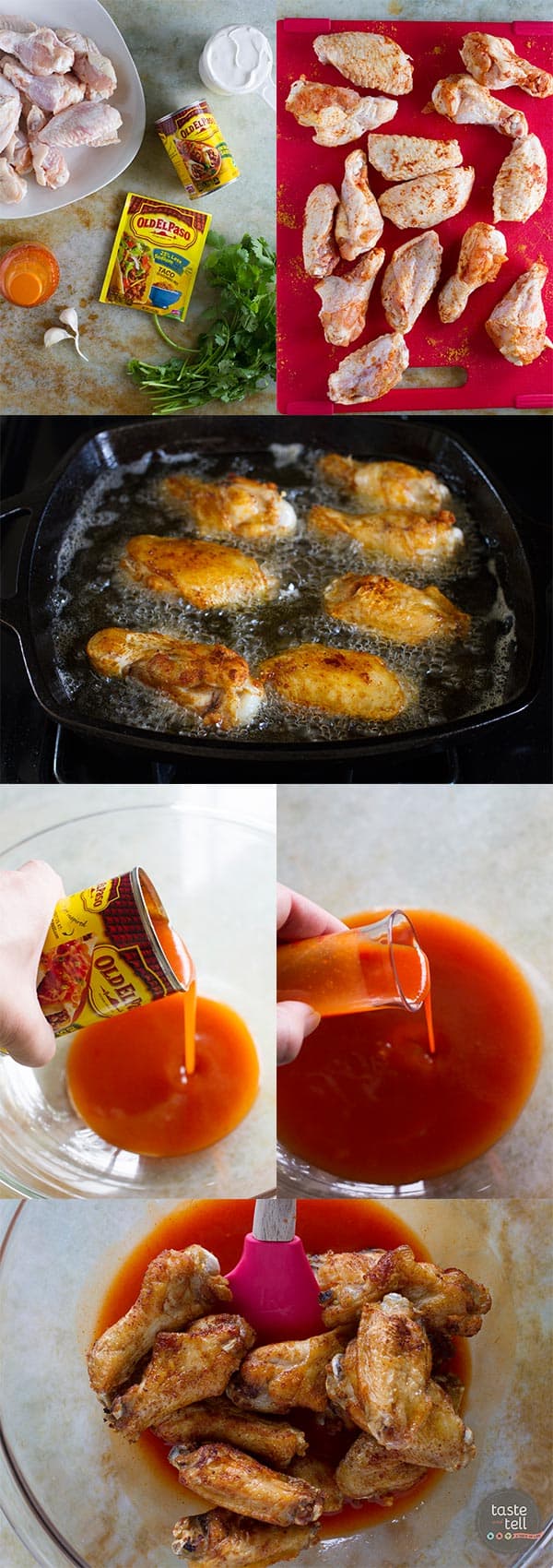 How to make Enchilada Wings