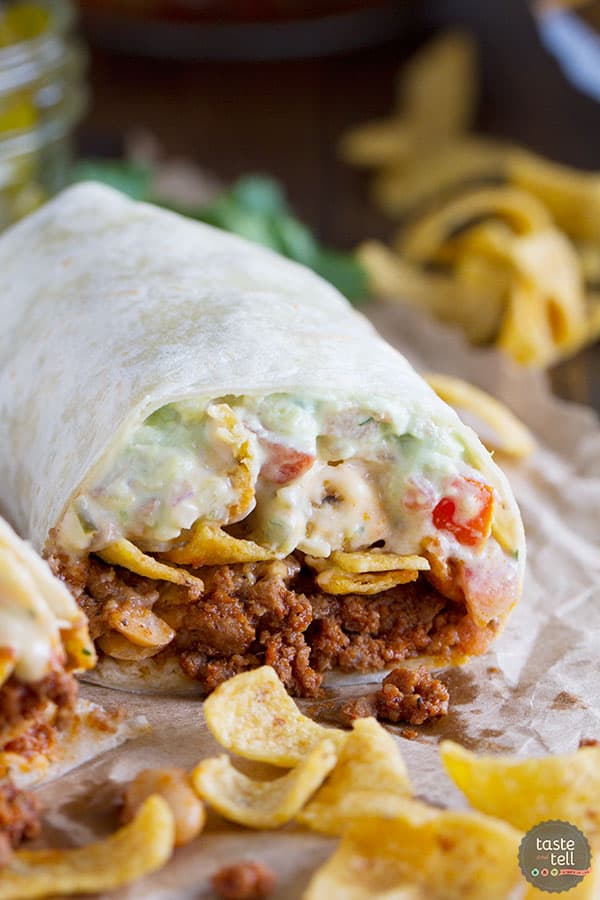 Taco Bell Beefy Fritos Burrito Recipe Dinner, then Dessert