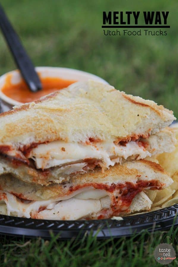 Melty Way - a Utah food truck serving gourmet grilled cheese sandwiches.