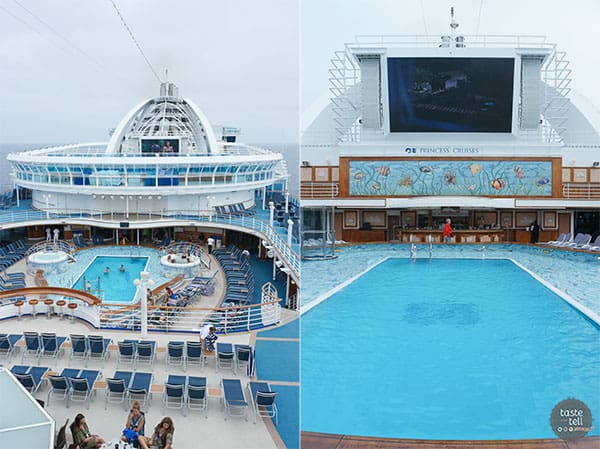 A look at the Ruby Princess - on of the Princess Cruises ships.