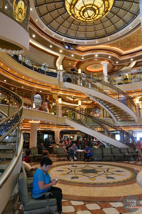 A look at the Ruby Princess - on of the Princess Cruises ships.