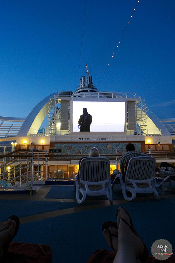 A look at the Ruby Princess - on of the Princess Cruises ships.