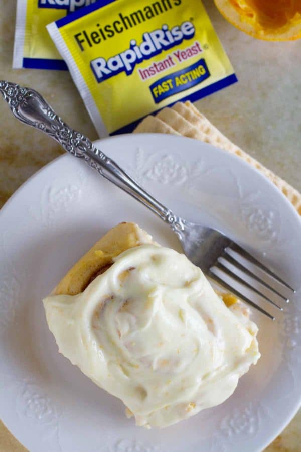 Mashed sweet potatoes make these rolls super tender and soft and the orange cream cheese glaze takes these Sweet Potato Cinnamon Rolls with Orange Cream Cheese Frosting to a new level!