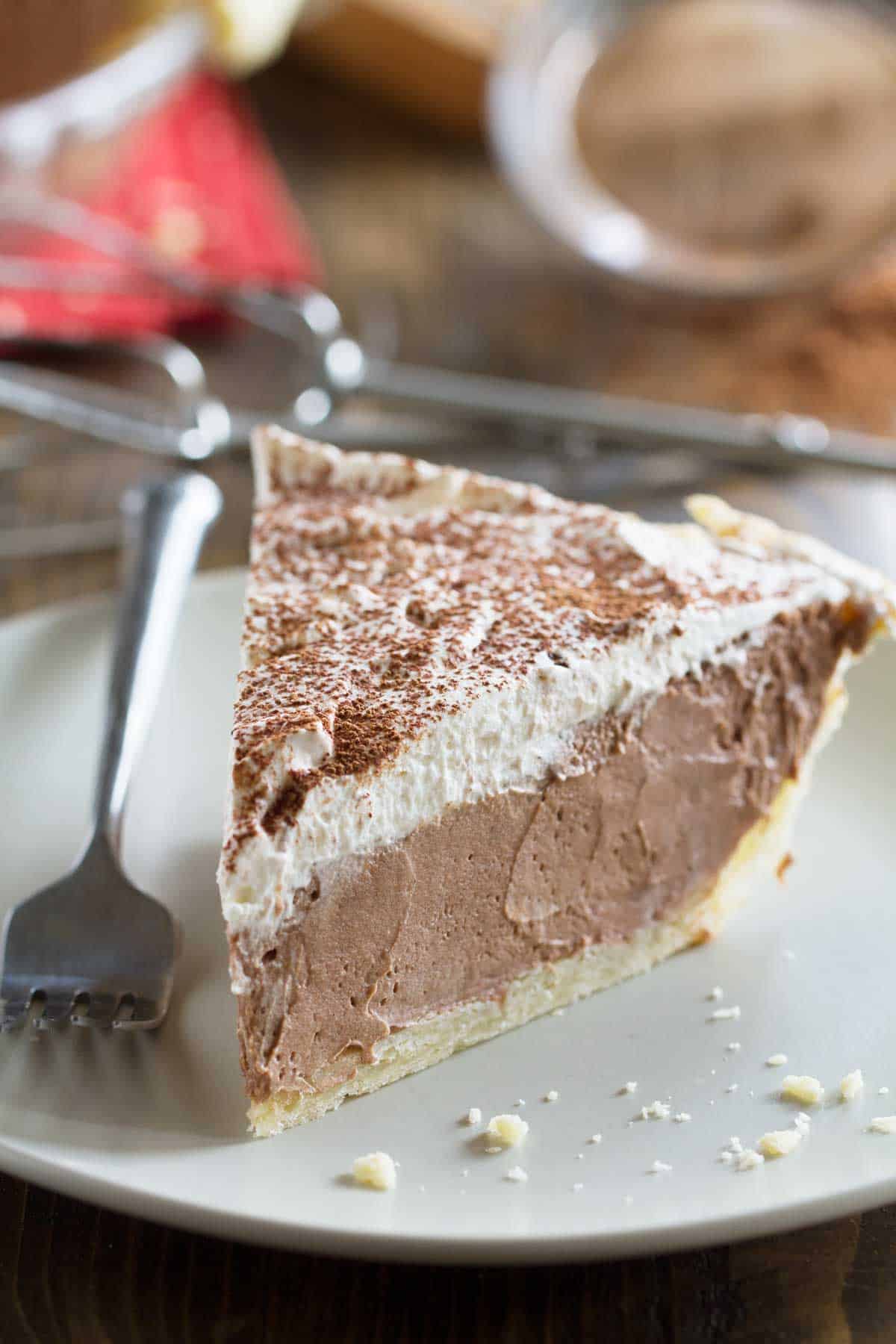 Easy Chocolate Cream Pie from Scratch - Taste and Tell