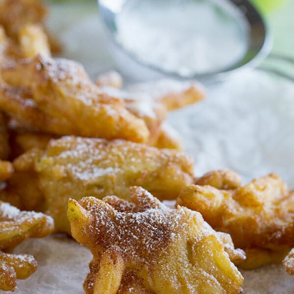A few simple ingredients come together to make this Cinnamon Apple Fritter Recipe - filled with lots of fresh apples and the perfect amount of spice.
