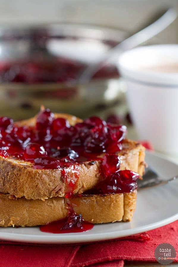 Fancy enough for a holiday, but easy enough for a weekday breakfast, this Coconut Crusted Oven Baked French Toast with Cranberry Syrup is not only stunning, but dairy and egg free as well!