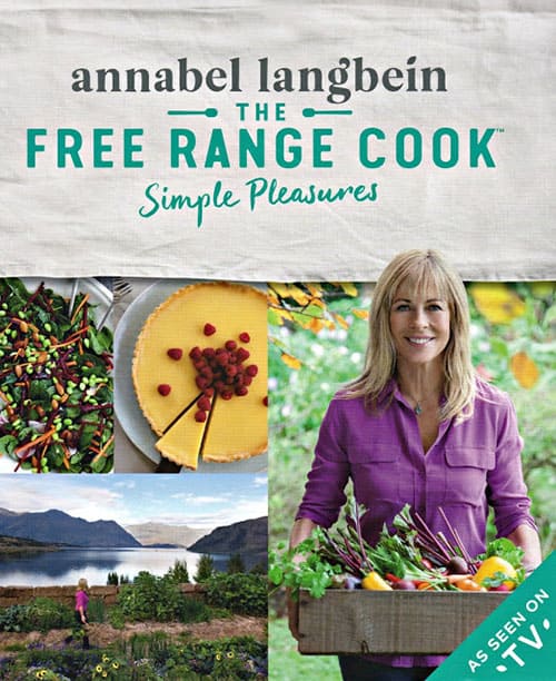 A review of Free Range Cook Simple Pleasures, plus a Cinnamon Apple Fritter Recipe.