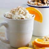 Perfect for a cold night, this easy gourmet hot chocolate is easily customizable. The featured Spiced Orange Hot Chocolate and Peanut Butter Caramel Hot Chocolate are a hit for kids and adults!