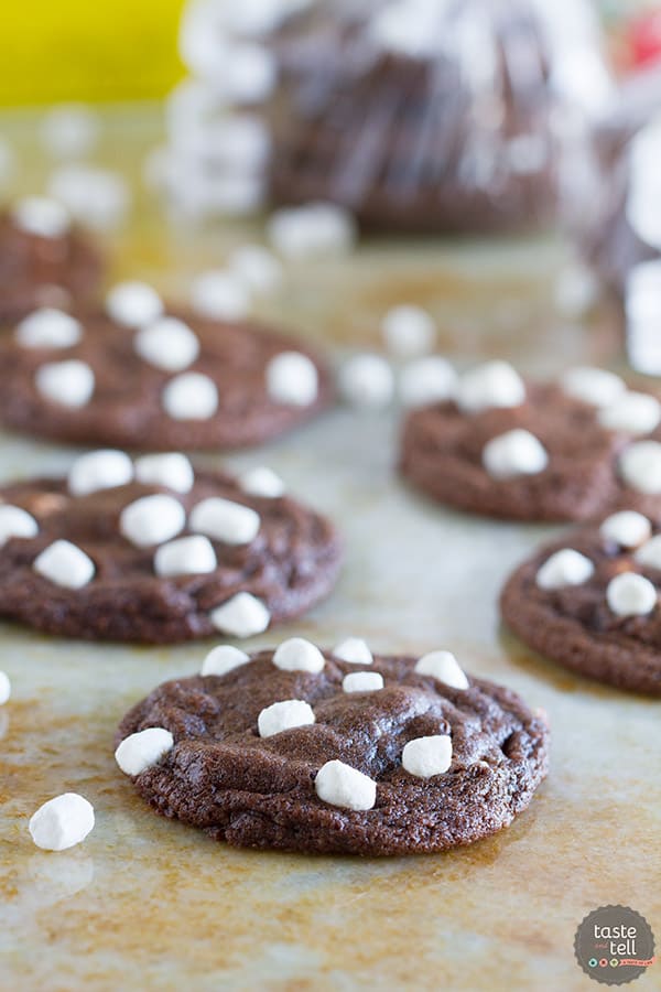 Hot Cocoa Cookies - Taste and Tell