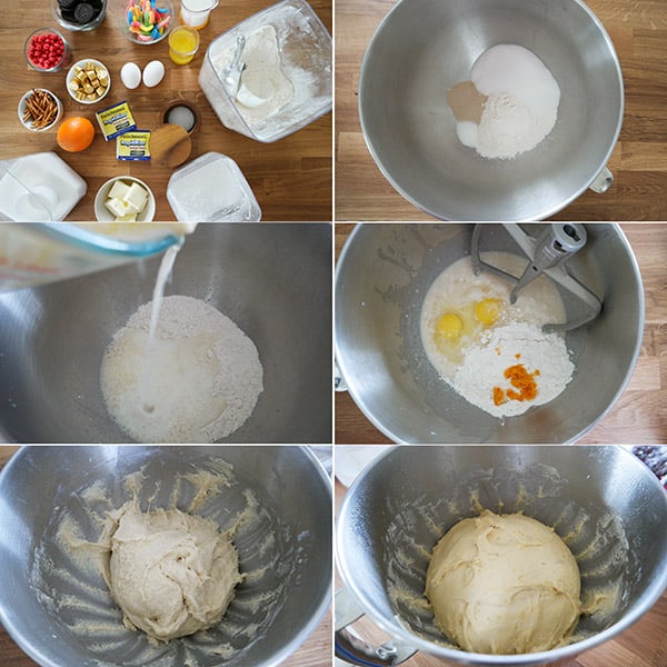 How to make Orange Snowman Rolls