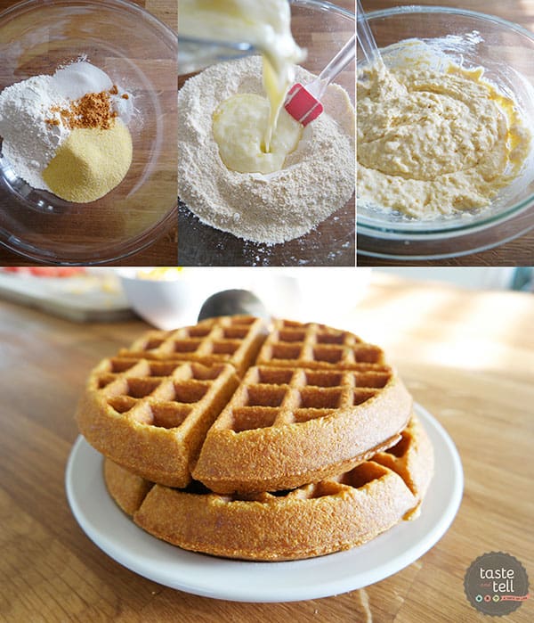 How to make Taco Cornbread Waffles