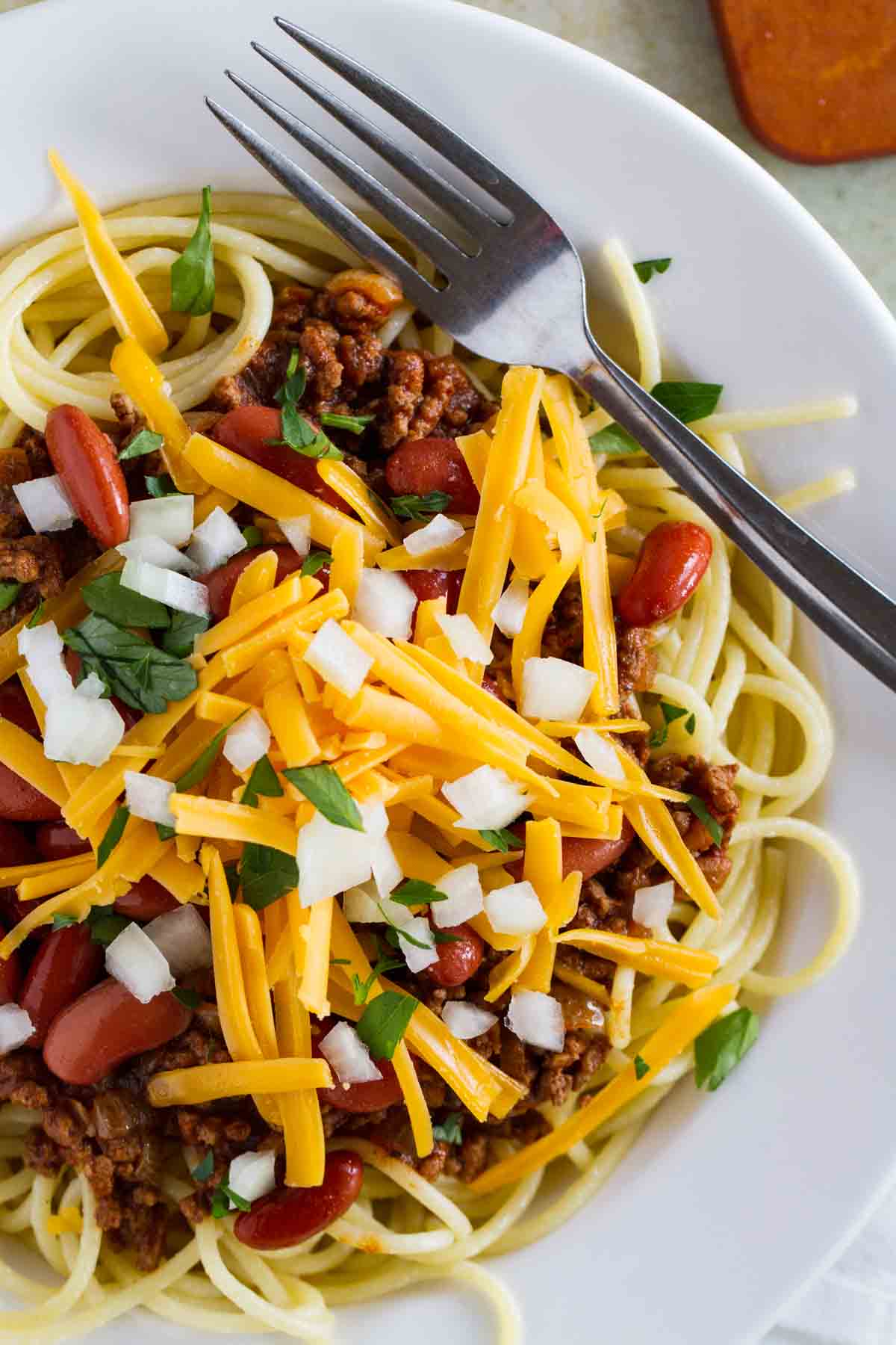 Traditional Cincinnati Chili Recipe with Spaghetti - Taste and Tell