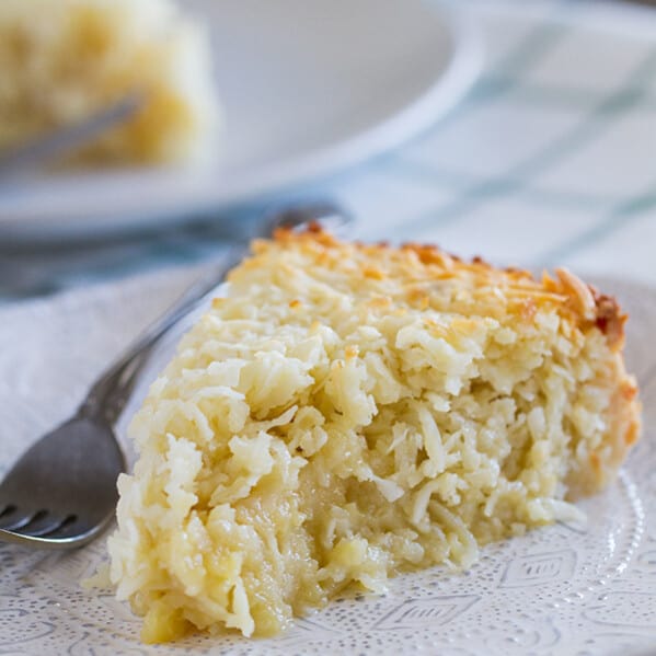 Coconut lovers won’t be able to get enough of this Coconut Custard Pie - it is super thick, creamy, and full of coconut flavor.