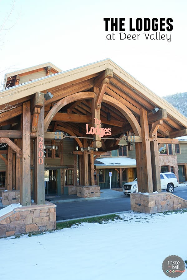 outside of the lodges at Deer Valley