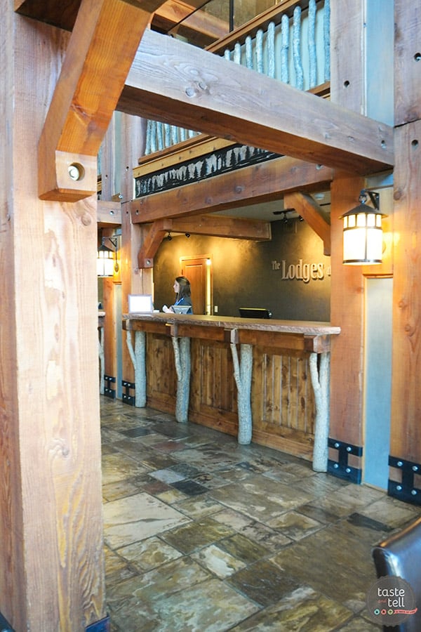 check in desk at the lodges at deer valley