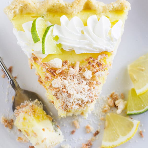 Sweet, tart and creamy, this Caribbean Truffle Pie is filled with lemon, lime and coconut flavors - the best of the tropics!