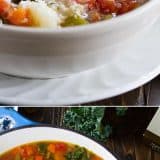 This vegetable minestrone recipe has an addition of gnocchi for a heartier, comforting soup recipe. This Minestrone Recipe with Gnocchi is perfect for any cool night!