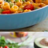 Great flavors come together in one pan in this One Pan Enchilada Pasta. It’s got the Tex-Mex flavors that mom and dad love, while being mild enough for the kids. And there’s only one pan to clean when it’s done!