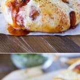 Change up your pizza routine with this Chili Cheese Stromboli! Pizza dough is packed with chili and lots of cheese, then rolled and baked for a fun dinner idea.