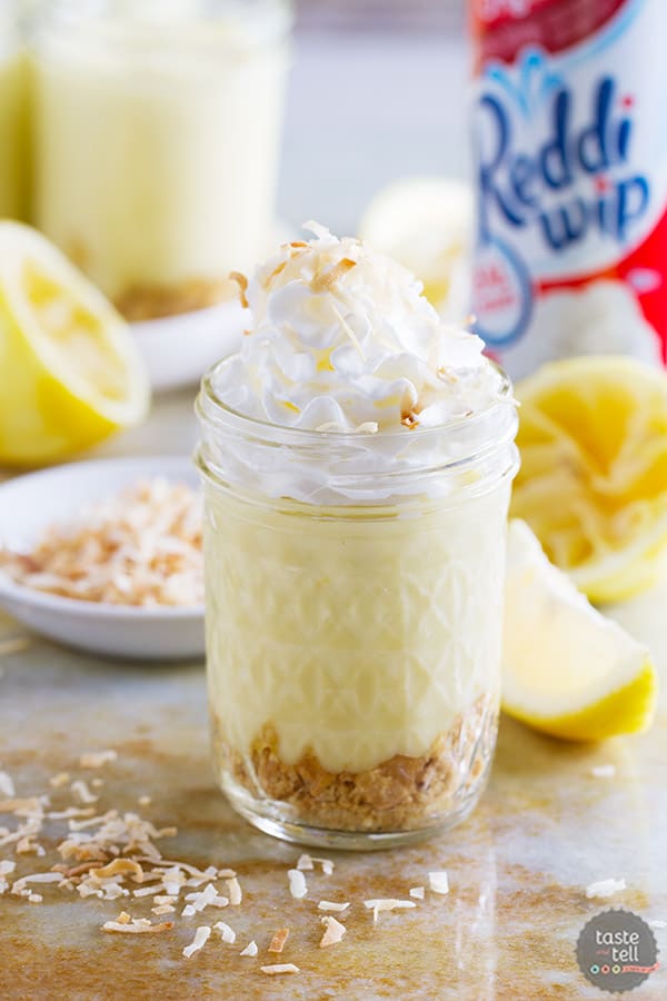 Sweet and creamy, these Coconut Lemon Pudding Parfaits are perfect for sharing with friends and family. And the pudding is super easy and made from scratch!