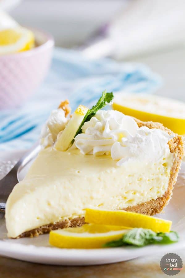 A simply lemon pie is only a few ingredients away! This Lemon Cream Pie comes together with very little prep, is practically fail-proof, and is a pie everyone will love!
