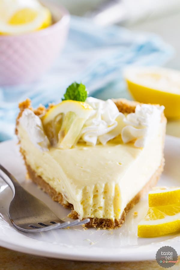 Lemon Cream Pie Taste And Tell