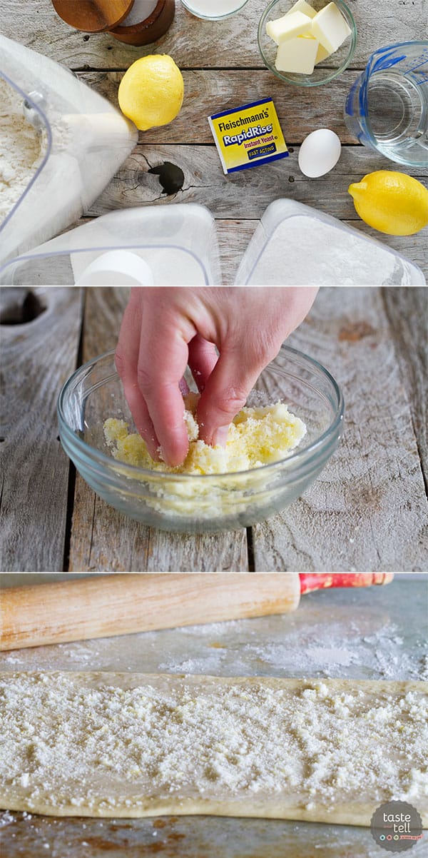 Lemon Roll Pull-Apart Bread Recipe