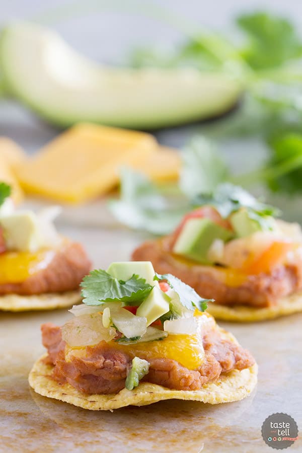 Perfect for entertaining with a Tex-Mex flair, these Nacho Bites are the perfect way to serve your guests a 2-bite nacho without all the mess!