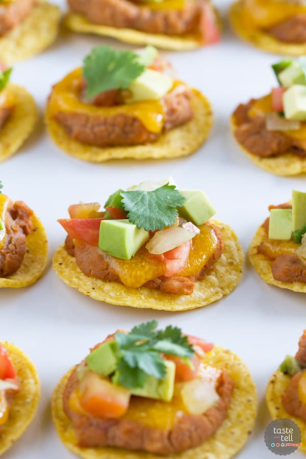 Perfect for entertaining with a Tex-Mex flair, these Nacho Bites are the perfect way to serve your guests a 2-bite nacho without all the mess!