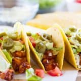 A little bit spicy and a little bit cool, these Bold Ranch Spicy Chicken Tacos have it all! Cool off from the spiciness of the chicken with the ranch taco shells. The creamy avocado sauce adds the perfect finish!