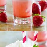 Root beer floats - move aside! These Strawberry Cream Floats are sweet and creamy and irresistible and perfect for a warm day.