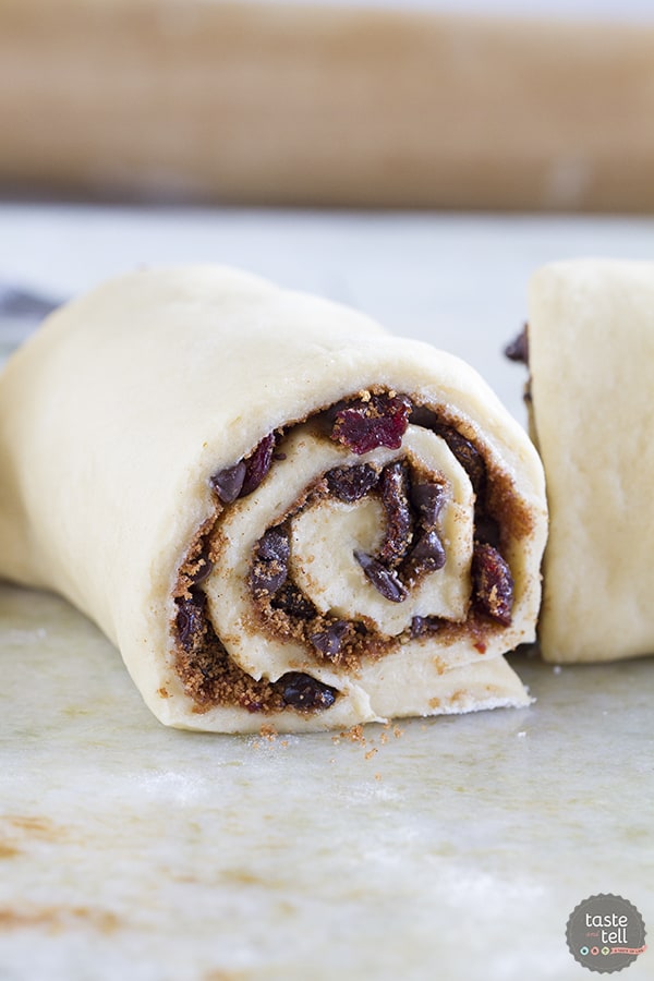 How to make Chocolate Cherry Streusel Rolls