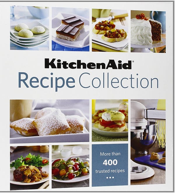 Review of the KitchenAid Recipe Collection, plus a recipe for a Brie Burger with Sun-Dried Tomato and Artichoke Spread.