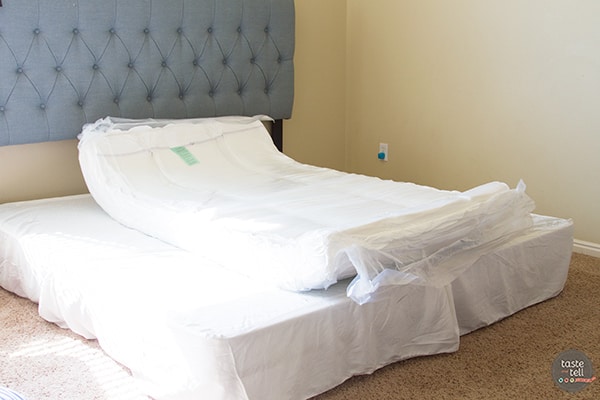 Tuft and Needle Mattress unboxing - Master Bed on a Budget