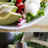 Looking to up your protein game? This Protein Packed Cobb Salad Recipe is not only delicious and filling, but filled with protein.