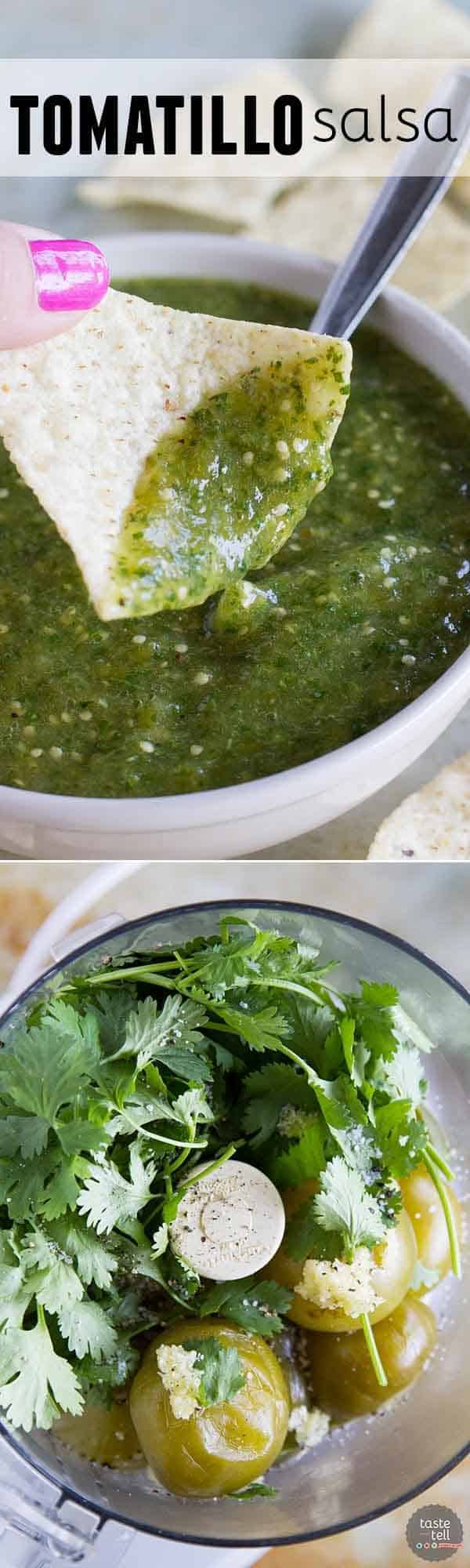 Tomatillo Salsa Recipe Taste and Tell